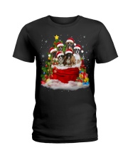 Boxer-Christmas-V12 Ladies T-Shirt tile