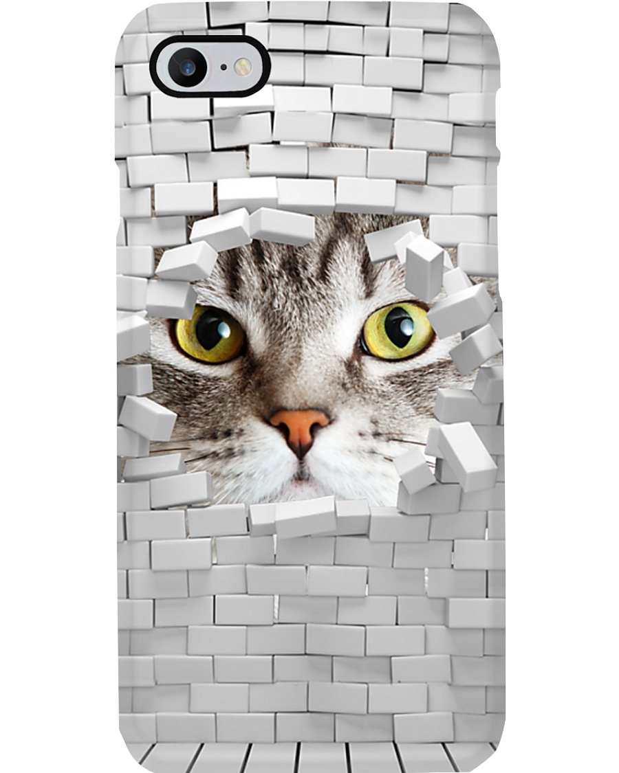 Cat-Brick Phone Case
