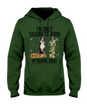 Bernese Mountain-CS2471-Talking To Jesus Hooded Sweatshirt tile