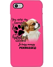 Pekingese-02-CS1389-My Hardest Phone Case tile