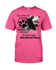 English Setter-CS1389-My Hardest Classic T-Shirt tile