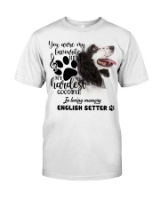 English Setter-CS1389-My Hardest Classic T-Shirt front