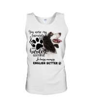 English Setter-CS1389-My Hardest Unisex Tank tile
