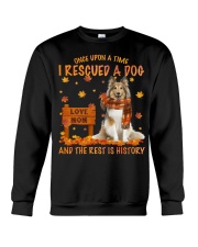 Shetland Sheepdog-CS3073-I Rescued Crewneck Sweatshirt tile