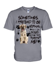 Anatolian Shepherd-CS3898-Sometimes-V2 V-Neck T-Shirt tile
