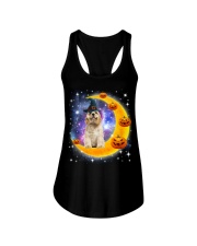 Cocker Spaniel -CS3262-Dog And Moon Ladies Flowy Tank tile