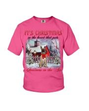 Belgian Shepherd-CS3767-It's Christmas Youth T-Shirt tile