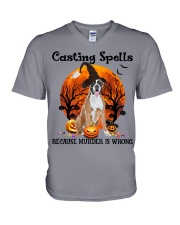 Boxer-CS3431-Casting Spells V-Neck T-Shirt tile