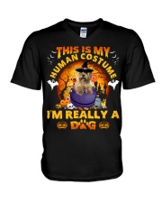 Cairn Terrier-CS3531-Human Costume V-Neck T-Shirt tile