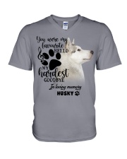 Husky-CS1389-My Hardest V-Neck T-Shirt tile
