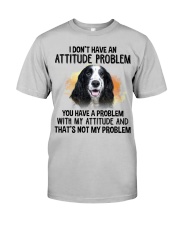 English Cocker Spaniel-CS3647-Attitude Problem Classic T-Shirt front