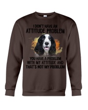 English Cocker Spaniel-CS3647-Attitude Problem Crewneck Sweatshirt tile