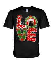 Afghan Hound-CS4089-Love Christmas-V3 V-Neck T-Shirt tile