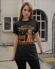 Golden Retriever-CS3073-I Rescued Classic T-Shirt apparel-classic-tshirt-lifestyle-19