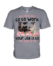 Schnauzer-CS882-Take Care Of Me V-Neck T-Shirt tile