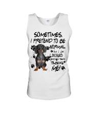 Dachshund 2-CS3898-Sometimes-V2 Unisex Tank tile
