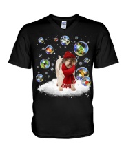 Lagotto Romagnolo-DN2331-Christmas-V11 V-Neck T-Shirt tile