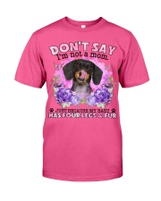 Dachshund-CS4086-Don't Say-V2 Classic T-Shirt tile