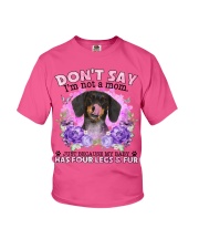 Dachshund-CS4086-Don't Say-V2 Youth T-Shirt tile