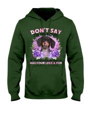Dachshund-CS4086-Don't Say-V2 Hooded Sweatshirt tile
