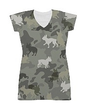 Boston Terrier-camouflage All-over Dress thumbnail