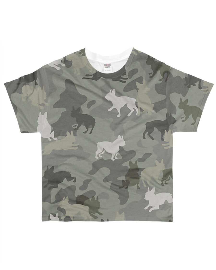Boston Terrier-camouflage All-over T-Shirt