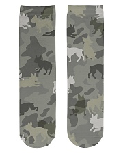 Boston Terrier-camouflage Crew Length Socks thumbnail