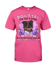 American Staffordshire Terrier-CS4086-Don't Say-V2 Classic T-Shirt tile