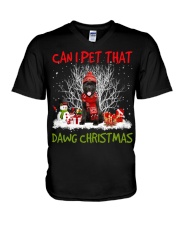 Akita-CS3953-Can I Pet That V-Neck T-Shirt tile