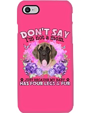 English Mastiff-CS4086-Don't Say-V2 Phone Case tile