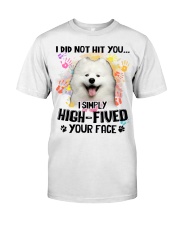 Samoyed-CS3242-Not Hit You Classic T-Shirt front