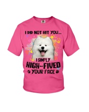 Samoyed-CS3242-Not Hit You Youth T-Shirt tile