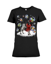 Large Munsterlander-DN2331-Christmas-V11 Premium Fit Ladies Tee tile