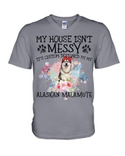 Alaskan Malamute-CS4029-My House V-Neck T-Shirt tile