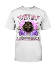 Keeshond-CS4086-Don't Say-V2 Classic T-Shirt front