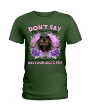 Keeshond-CS4086-Don't Say-V2 Ladies T-Shirt tile