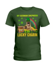 German Shepherd-CS4143-Lucky Charm-V2 Ladies T-Shirt tile