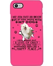 Samoyed-CS3017-Happy Place Phone Case tile
