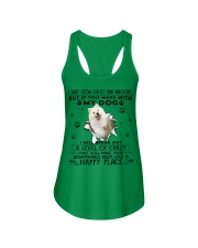 Samoyed-CS3017-Happy Place Ladies Flowy Tank tile