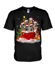 Australian Cattle-Christmas-V12 V-Neck T-Shirt tile