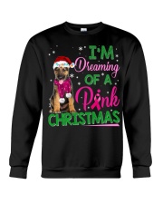 German Shepherd-CS3724-Pink Christmas Crewneck Sweatshirt tile