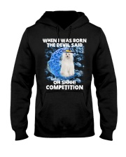 Chinese Crested-CS3730-The Devil Said Hooded Sweatshirt tile