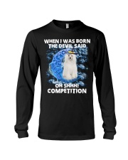Chinese Crested-CS3730-The Devil Said Long Sleeve Tee tile