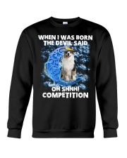Australian Shepherd-CS3730-The Devil Said Crewneck Sweatshirt tile