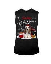 Basset Hound-CS3656-Christmas Sleeveless Tee tile