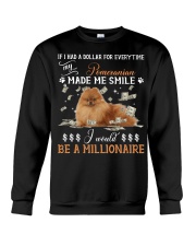 Pomeranian-CS3957-Made Me Smile-V2 Crewneck Sweatshirt tile