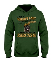 Akita-02-CS2949-Grumpy Lady Hooded Sweatshirt tile