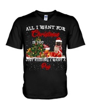 Pug 2-CS3943-Christmas-V9 V-Neck T-Shirt tile