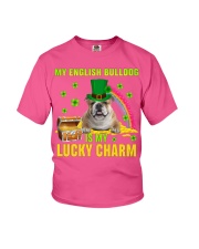 English Bulldog-CS4143-Lucky Charm-V2 Youth T-Shirt tile