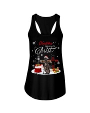 Greyhound -CS3656-Christmas Ladies Flowy Tank tile